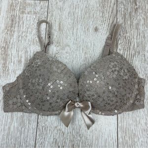 Aerie 32b sequin push up bra
